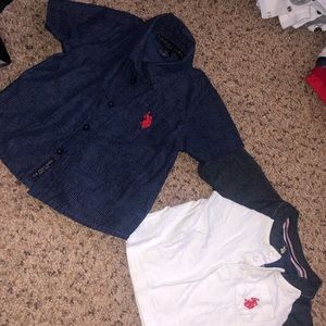 ralph lauren shirt and tshirt 6-9 mo
